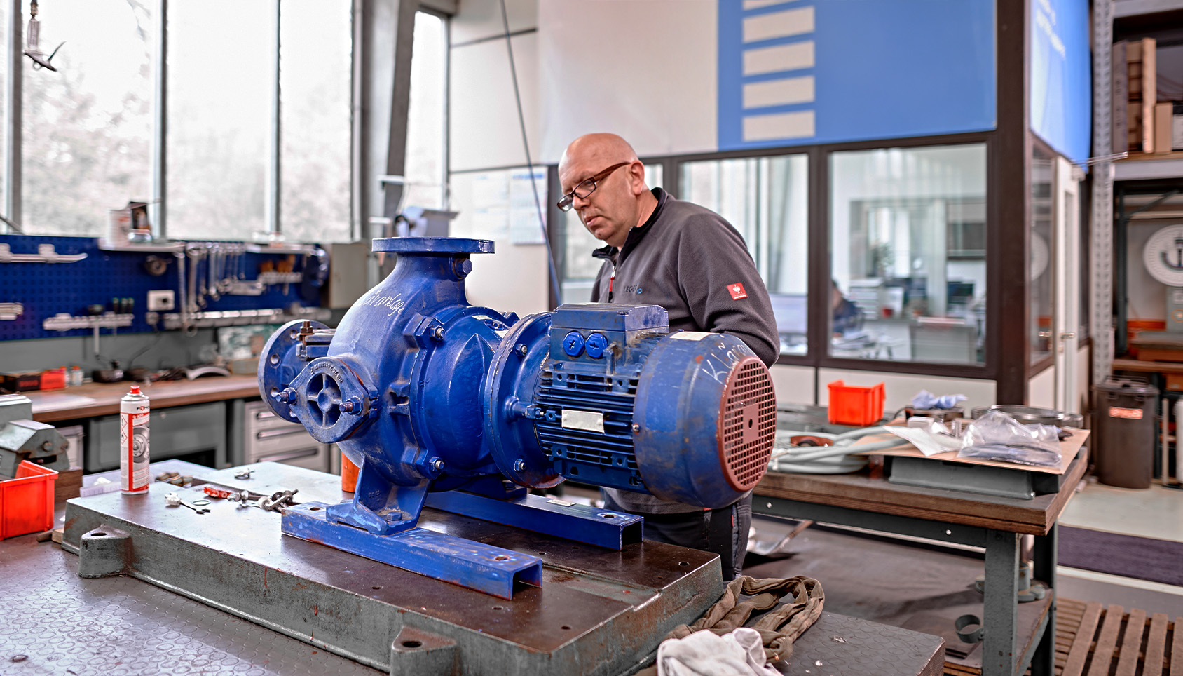 ServicePlus Industrieinstandhaltung – Pumpenraum