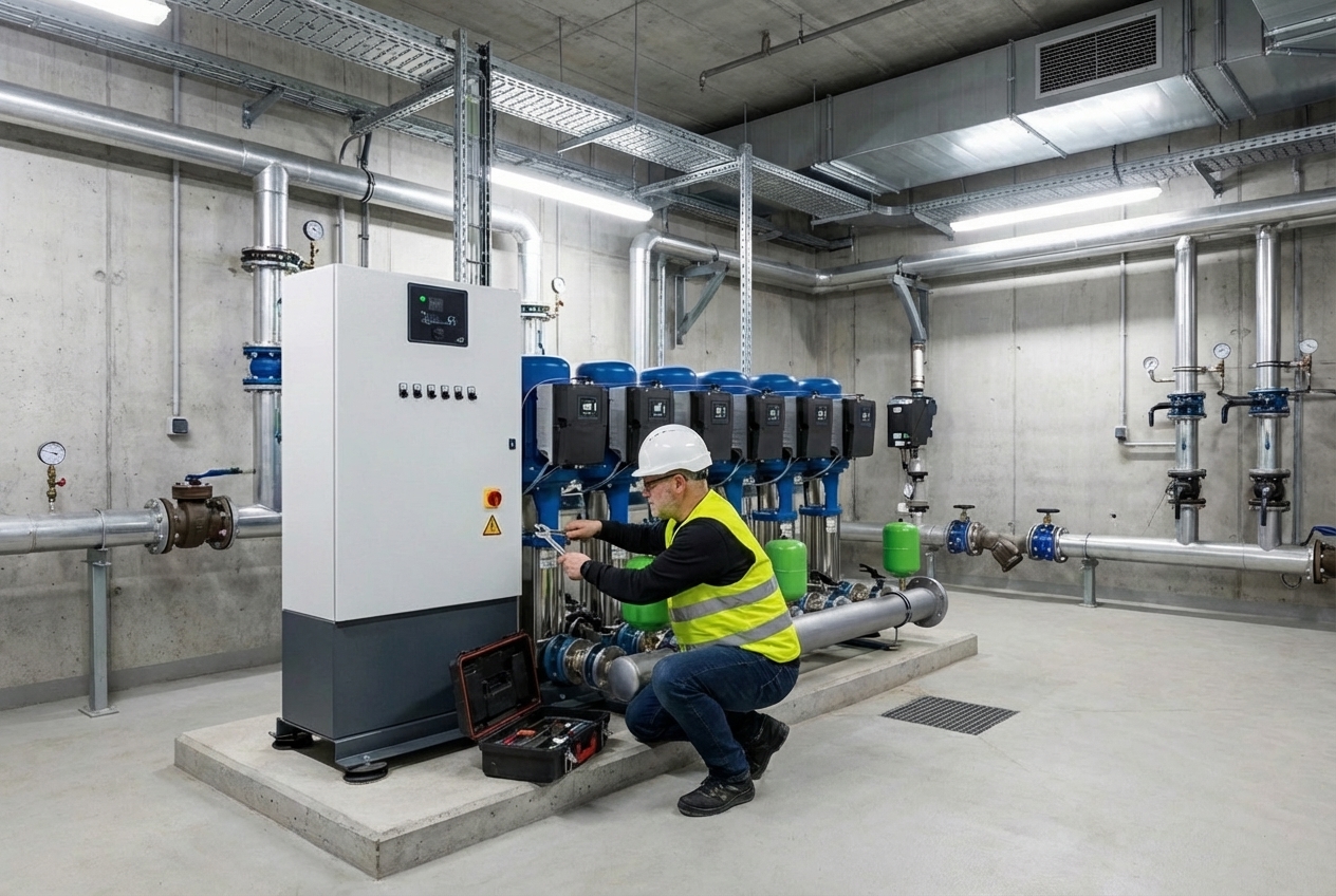 Hebeanlage Installation
